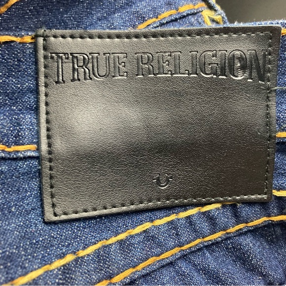 True Religion Ricky Super T Relaxed Straight dark contrast stitching size 38 - Picture 10 of 16